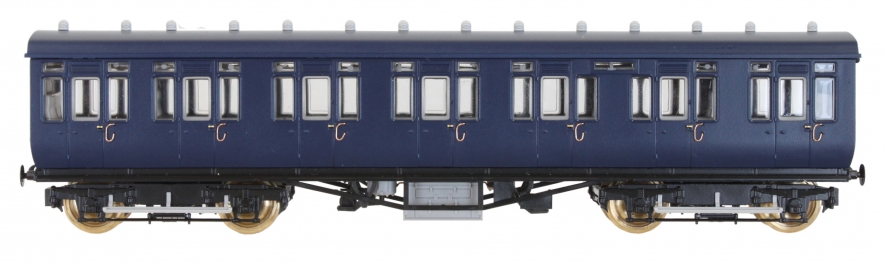 4P-020-321 Dapol GWR Toplight Mainline & City Composite Coach number 7907 - GWR Shirtbutton - Set 4